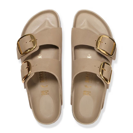 Birkenstock Arizona Big Buckle Slide Sandal (Women) - Tobacco Oiled Leather Sandal - Slide - The Heel Shoe Fitters