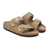 Birkenstock Arizona Big Buckle Slide Sandal (Women) - Tobacco Oiled Leather Sandal - Slide - The Heel Shoe Fitters