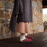 Birkenstock Boston Chunky Clog (Women) - Zinfandel Suede Dress-Casual - Clogs & Mules - The Heel Shoe Fitters