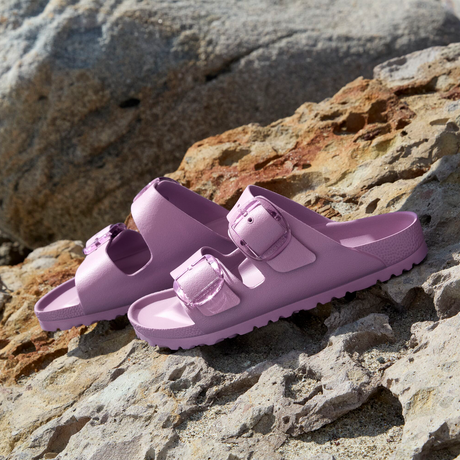 Birkenstock Arizona Big Buckle EVA Slide Sandal (Women) - Mauve Sandal - Slide - The Heel Shoe Fitters
