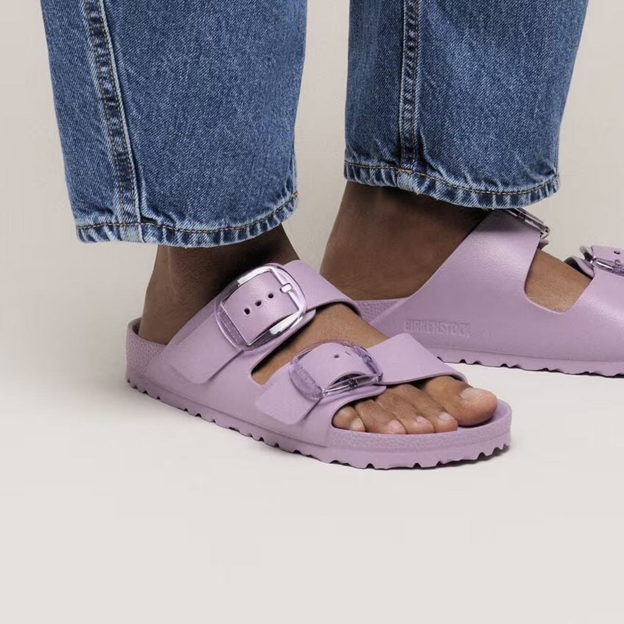 Birkenstock Arizona Big Buckle EVA Slide Sandal (Women) - Mauve Sandal - Slide - The Heel Shoe Fitters