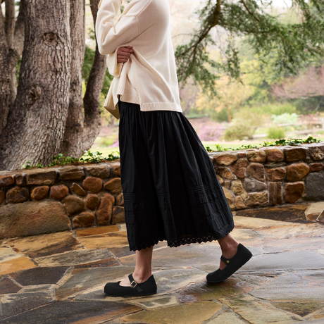 Birkenstock Mantova Mary Jane Flat (Women) - Black Suede Dress-Casual - Flat - The Heel Shoe Fitters