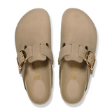 Birkenstock Boston Big Buckle Clog (Women) - Tobacco Oiled Leather Dress-Casual - Clogs & Mules - The Heel Shoe Fitters