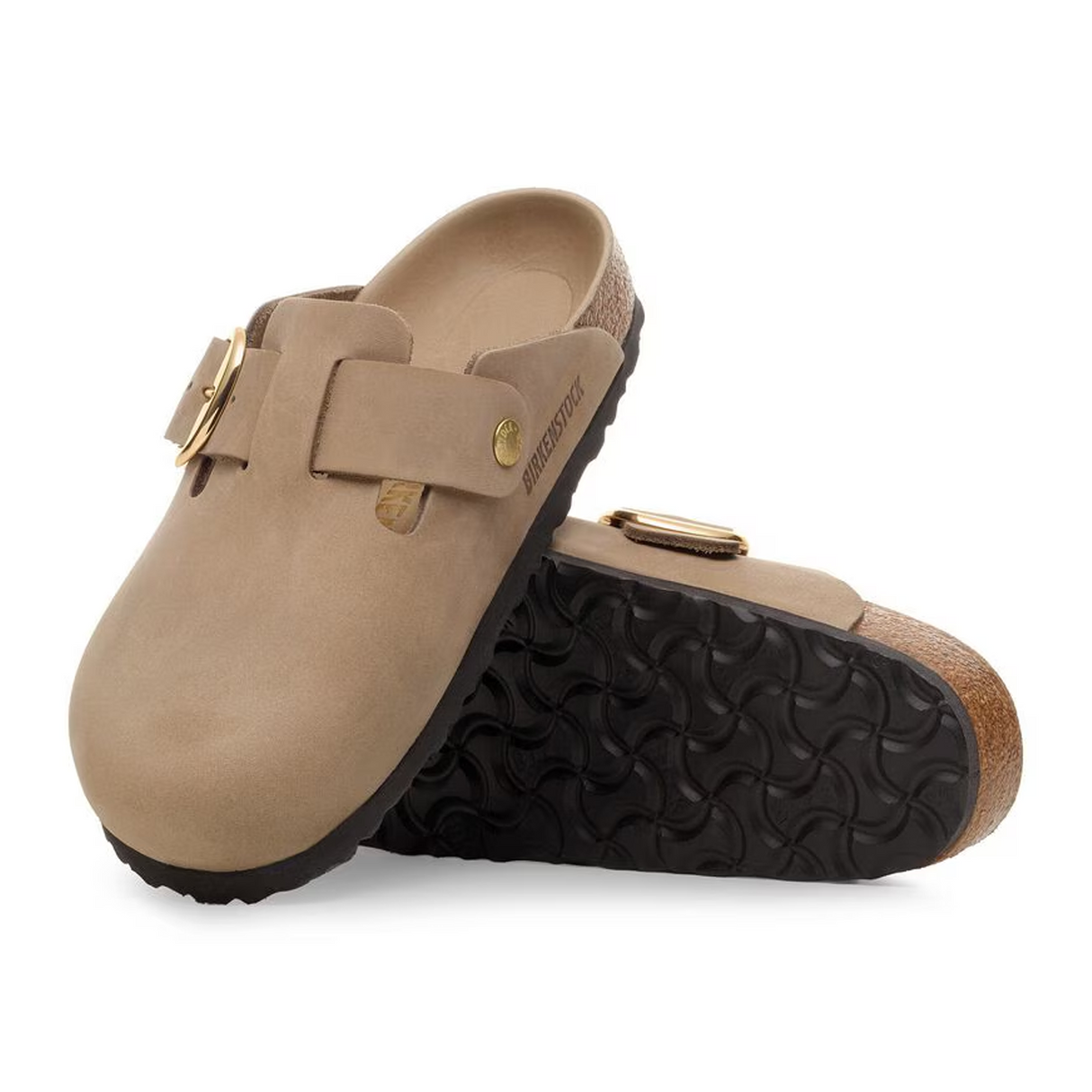 Birkenstock Boston Big Buckle Clog (Women) - Tobacco Oiled Leather Dress-Casual - Clogs & Mules - The Heel Shoe Fitters
