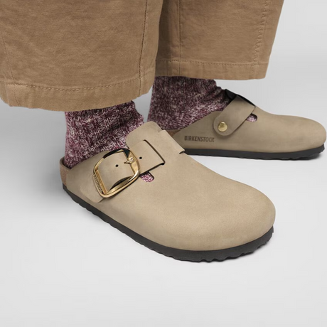 Birkenstock Boston Big Buckle Clog (Women) - Tobacco Oiled Leather Dress-Casual - Clogs & Mules - The Heel Shoe Fitters