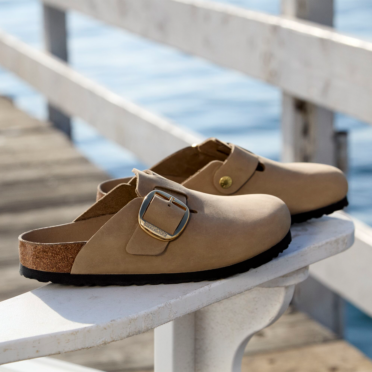 Birkenstock Boston Big Buckle Clog (Women) - Tobacco Oiled Leather Dress-Casual - Clogs & Mules - The Heel Shoe Fitters