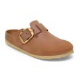 Birkenstock Boston Big Buckle Clog (Women) - Cognac Oiled Leather Dress-Casual - Clogs & Mules - The Heel Shoe Fitters