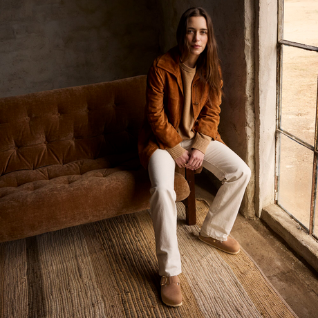 Birkenstock Boston Big Buckle Clog (Women) - Cognac Oiled Leather Dress-Casual - Clogs & Mules - The Heel Shoe Fitters