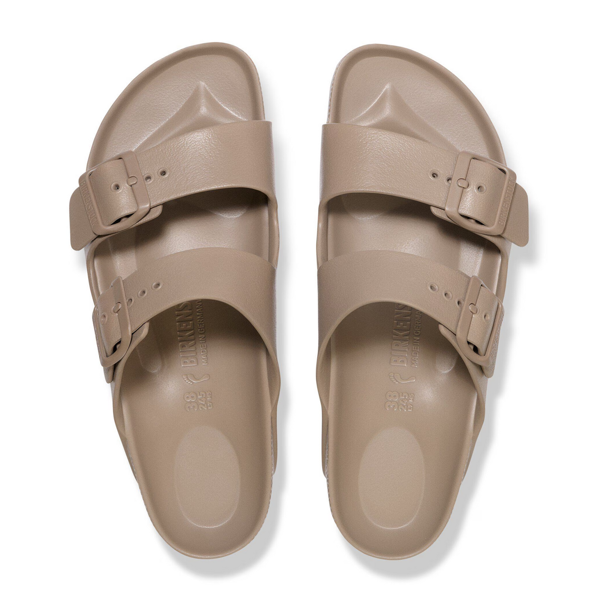 Birkenstock Arizona Slide Sandal (Men) - Gray Taupe EVA