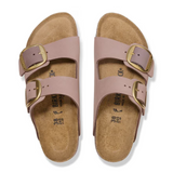 Birkenstock Arizona Big Buckle Slide Sandal (Women) - Faded Purple Nubuck Sandal - Slide - The Heel Shoe Fitters