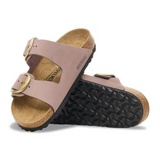 Birkenstock Arizona Big Buckle Slide Sandal (Women) - Faded Purple Nubuck Sandal - Slide - The Heel Shoe Fitters