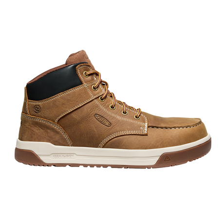 Keen Utility Gibson Mid Carbon Toe Work Boot (Men) - Belgian/Gum Boots - Work - 8" - Soft Toe - The Heel Shoe Fitters