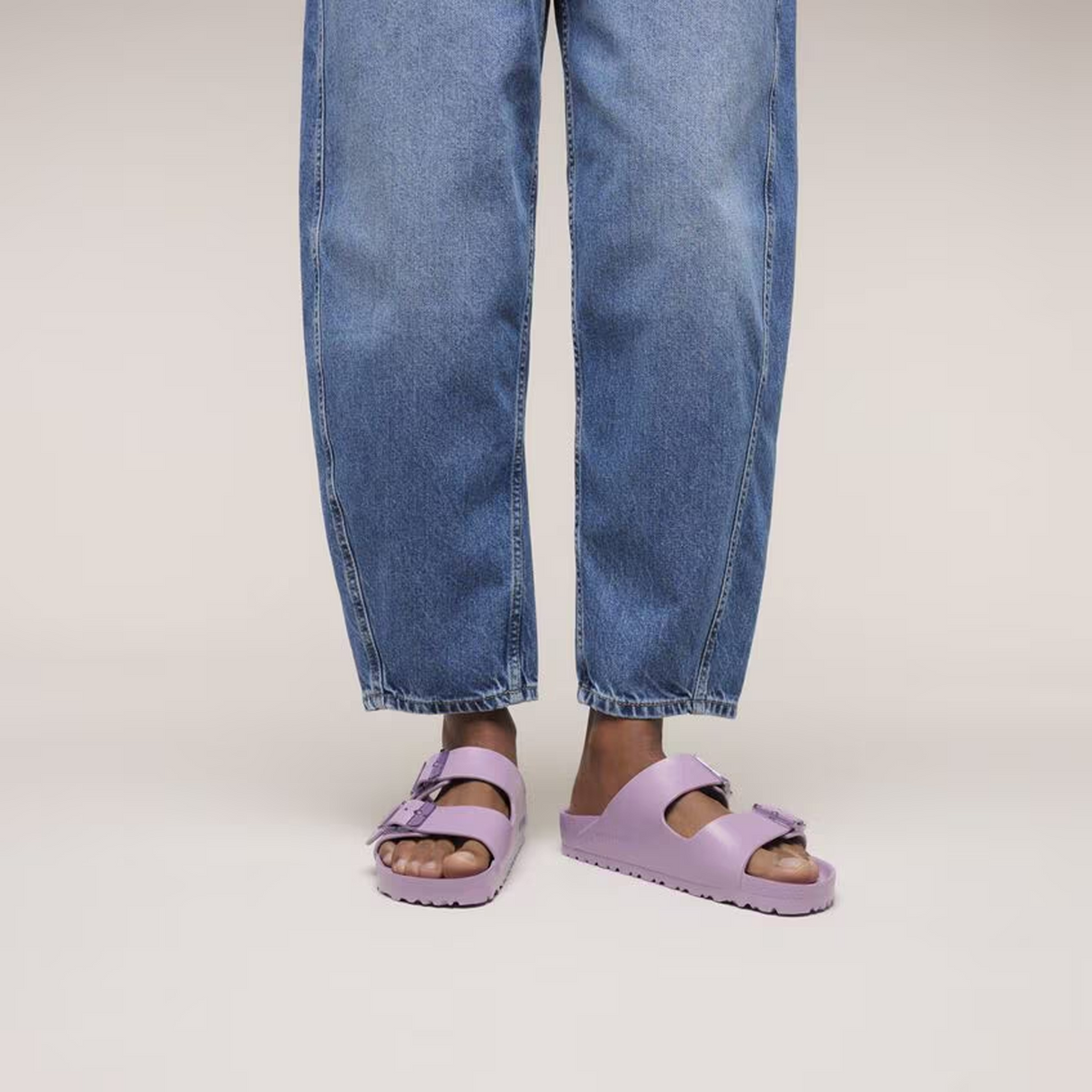Birkenstock Arizona Stealth Buckle EVA Slide Sandal (Women) - Mauve Sandal - Slide - The Heel Shoe Fitters