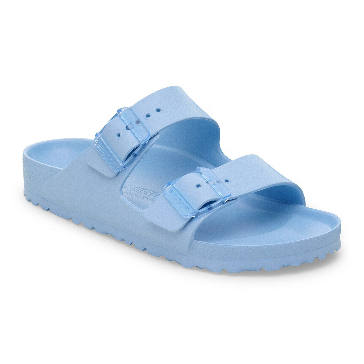 Birkenstock Arizona Stealth Buckle Slide Sandal (Women) - Dusty Blue EVA