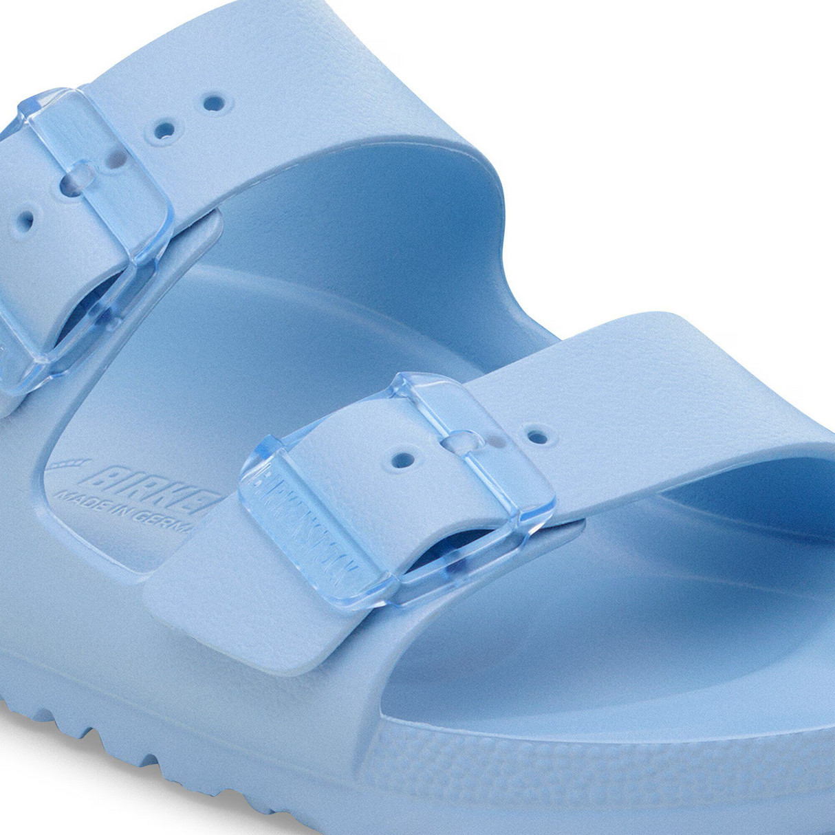 Birkenstock Arizona Stealth Buckle Slide Sandal (Women) - Dusty Blue EVA