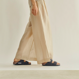 Birkenstock Arizona Narrow Slide Sandal (Women) - Leo Black Birki Sandal - Slide - The Heel Shoe Fitters