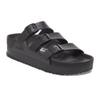 Birkenstock Florida III Exquisite Platform Slide Sandal (Women) - Black Leather Sandal - Slide - The Heel Shoe Fitters