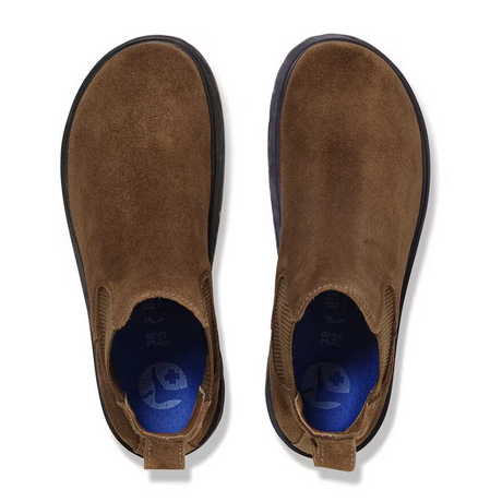 Birkenstock Highwood Chelsea Boot (Women) - Dark Tea Suede Boots - Casual - Low - The Heel Shoe Fitters