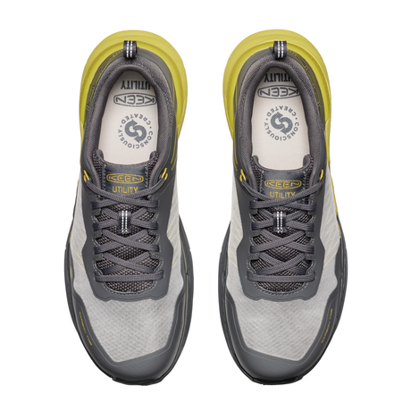 Keen Utility Speedworks Carbon Toe Work Sneaker (Men) - Magnet/Black Boots - Work - Low - Composite Toe - The Heel Shoe Fitters