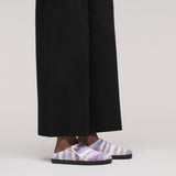 Birkenstock Zermatt Shearling Slipper (Women) - Mauve Multi Wool/Natural Shearling Dress-Casual - Slipper - The Heel Shoe Fitters