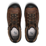 Keen Utility Targhee IV Mid Waterproof Carbon Toe Work Boot (Men) - Dark Earth/Black Boots - Work - 8" - Composite Toe - The Heel Shoe Fitters