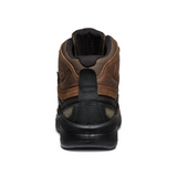 Keen Utility Targhee IV Mid Waterproof Carbon Toe Work Boot (Men) - Dark Earth/Black Boots - Work - 8" - Composite Toe - The Heel Shoe Fitters