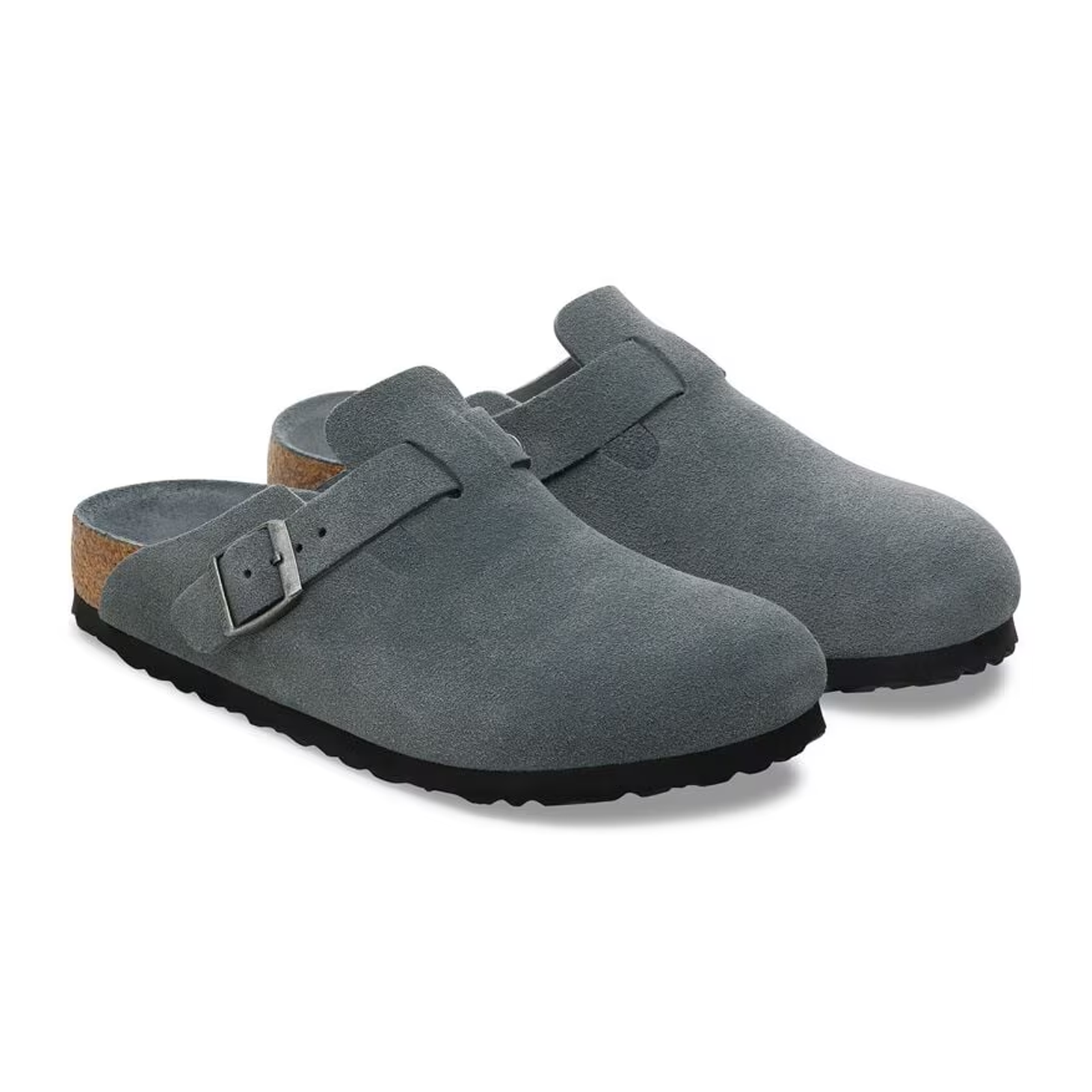 [送料無料][レア]【The Superior Labor×BIRKENSTOCK スエードサンダル】[メンズ][薄茶×紺×白][表記サイズ:41][26.5cm][別注] THE SUPERIOR LABOR× BIRKENSTOCK Boston