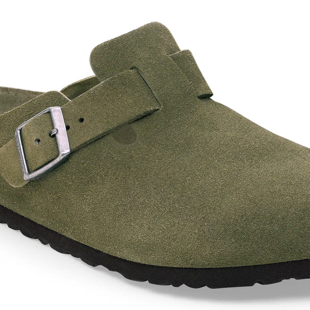Birkenstock Boston Soft Footbed Clog (Men) - Thyme Suede