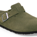 Birkenstock Boston Soft Footbed Clog (Men) - Thyme Suede