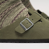 Birkenstock Boston Soft Footbed Clog (Men) - Thyme Suede