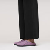 Birkenstock Zermatt Slipper (Women) - Mauve Wool/Natural Shearling Dress-Casual - Slipper - The Heel Shoe Fitters