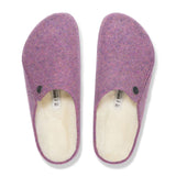 Birkenstock Zermatt Slipper (Women) - Mauve Wool/Natural Shearling Dress-Casual - Slipper - The Heel Shoe Fitters