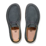 Birkenstock Pasadena Moc (Men) - Basalt Gray Suede Dress-Casual - Slip On - The Heel Shoe Fitters