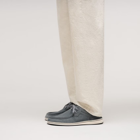 Birkenstock Pasadena Moc (Men) - Basalt Gray Suede Dress-Casual - Slip On - The Heel Shoe Fitters