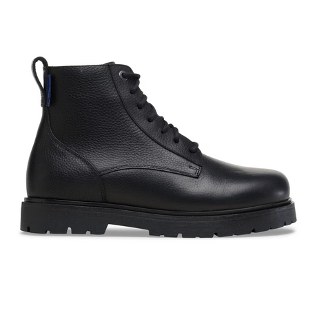 Birkenstock Highwood Lace Waterproof Mid Boot (Men) - Black Leather Boots - Casual - Mid - The Heel Shoe Fitters