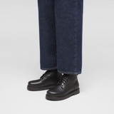 Birkenstock Highwood Lace Waterproof Mid Boot (Men) - Black Leather Boots - Casual - Mid - The Heel Shoe Fitters