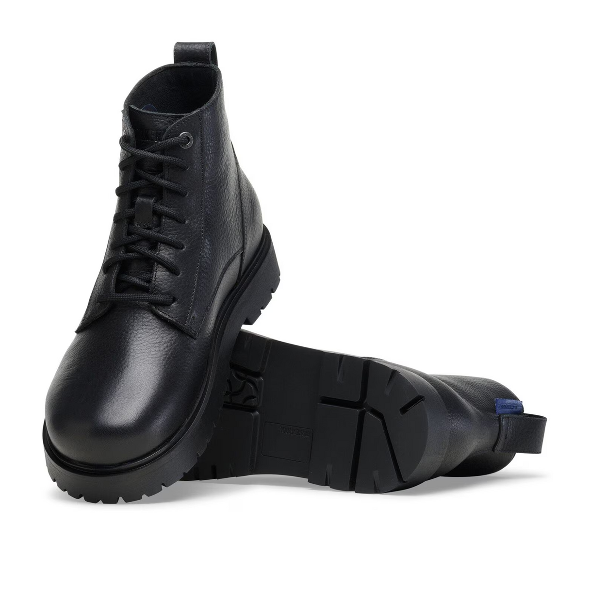 Birkenstock Highwood Lace Waterproof Mid Boot (Men) - Black Leather Boots - Casual - Mid - The Heel Shoe Fitters