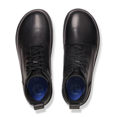 Birkenstock Highwood Lace Waterproof Mid Boot (Men) - Black Leather Boots - Casual - Mid - The Heel Shoe Fitters