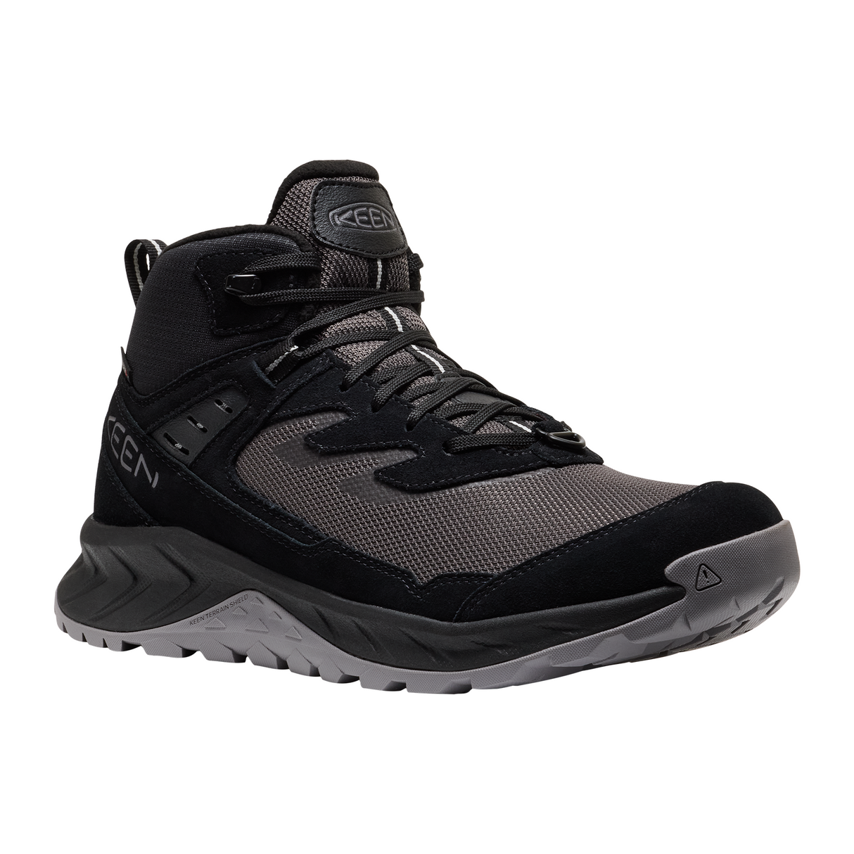 Keen Hightrail Mid Polar Boot (Men) - Black/Steel Grey Hiking - Mid - The Heel Shoe Fitters