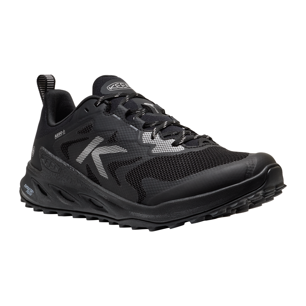 Keen Zionic NXT Waterproof Hiking Shoe (Men) - Triple Black Athletic - Running - Trail - The Heel Shoe Fitters