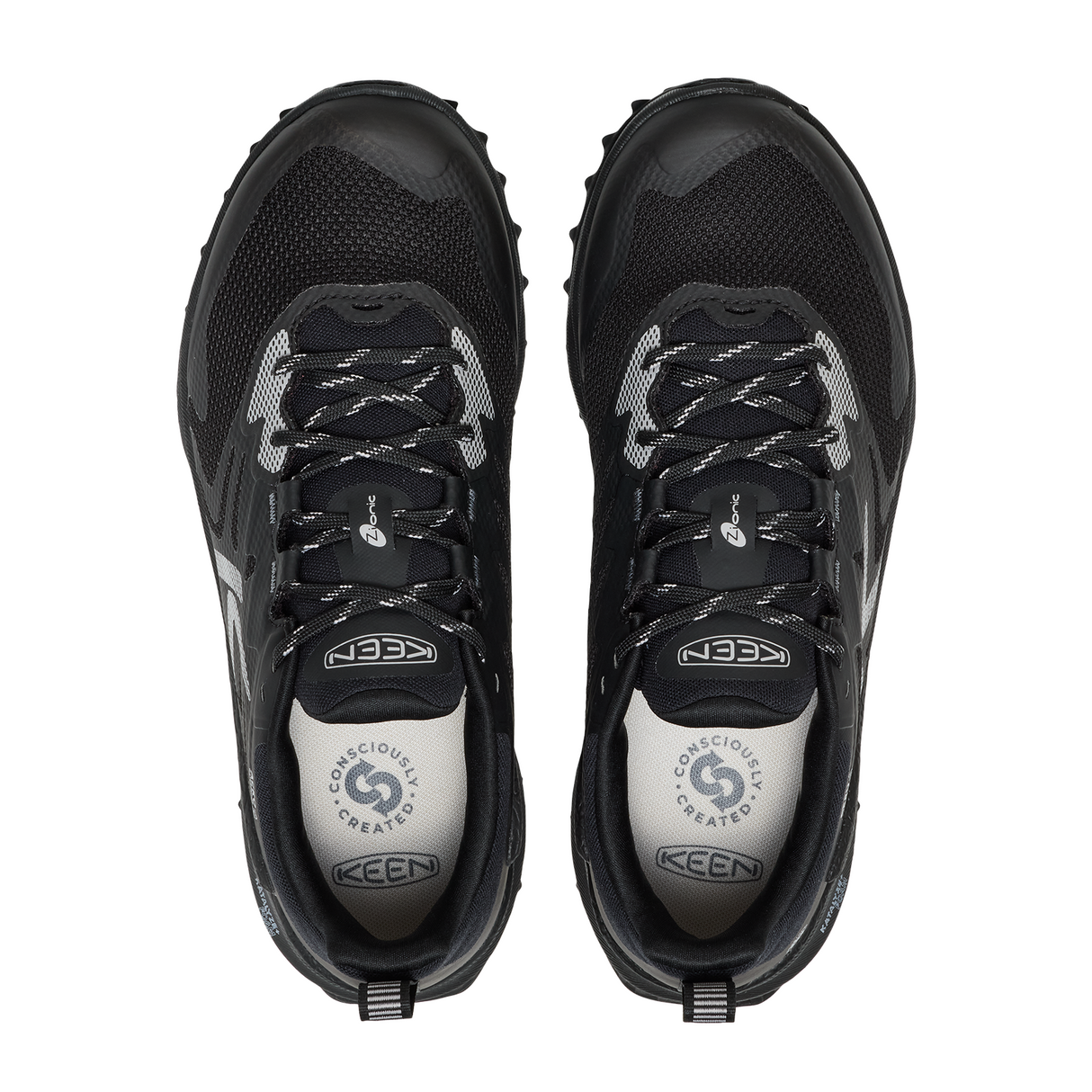 Keen Zionic NXT Waterproof Hiking Shoe (Men) - Triple Black Athletic - Running - Trail - The Heel Shoe Fitters