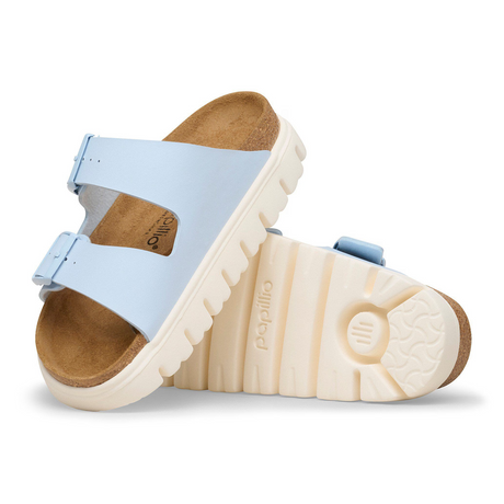Birkenstock Arizona Chunky Narrow Slide Sandal (Women) - Baby Blue Birko-Flor Sandal - Slide - The Heel Shoe Fitters