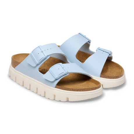 Birkenstock Arizona Chunky Narrow Slide Sandal (Women) - Baby Blue Birko-Flor Sandal - Slide - The Heel Shoe Fitters