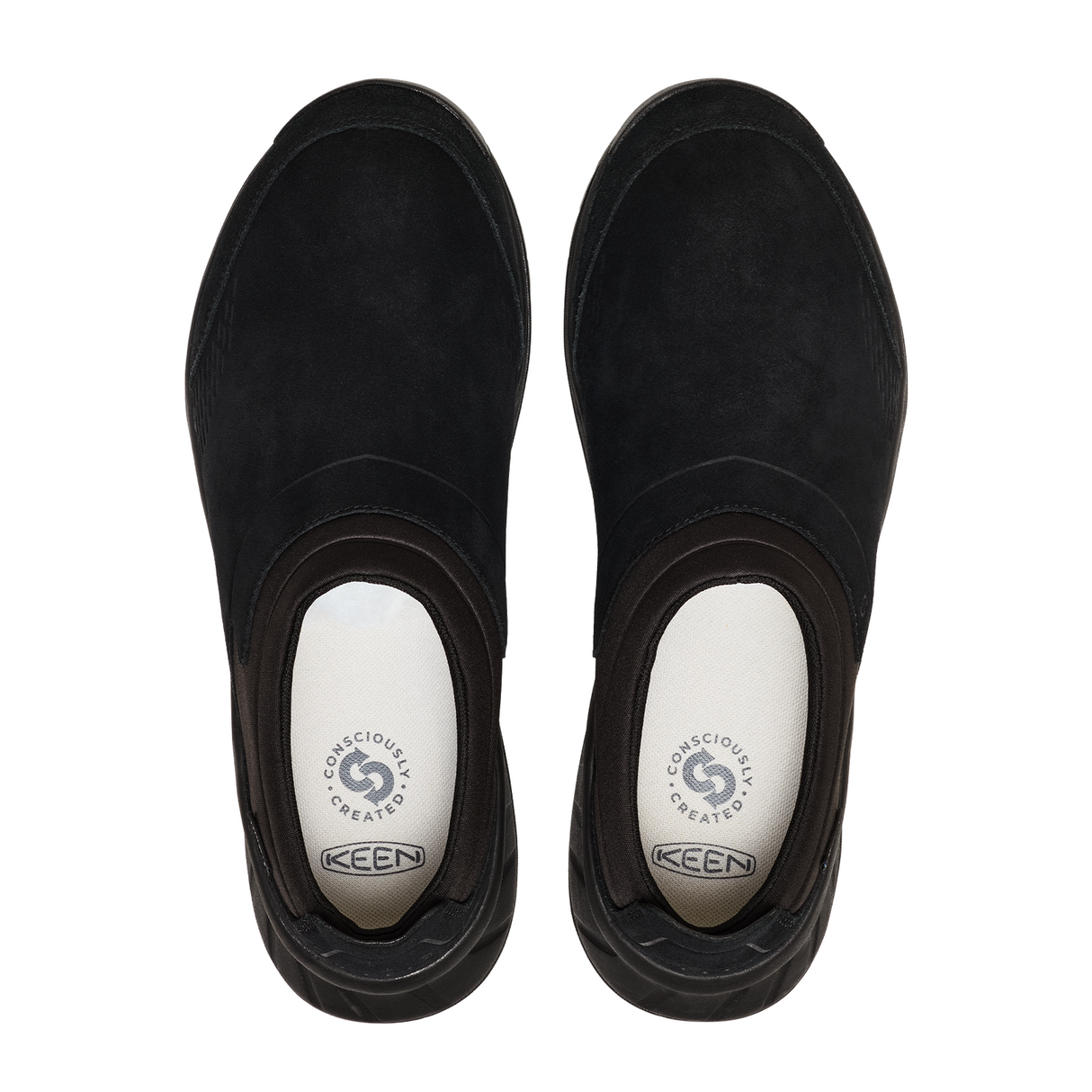 Keen TTS Moc Waterproof Sneaker (Men) - Black/Black Athletic - Casual - Slip On - The Heel Shoe Fitters