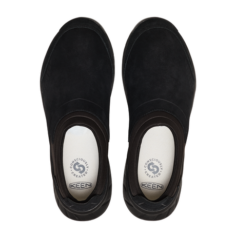 Keen TTS Moc Waterproof Sneaker (Men) - Black/Black Athletic - Casual - Slip On - The Heel Shoe Fitters