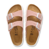 Birkenstock Arizona Chunky Narrow Slide Sandal (Women) - Pink Clay Suede Sandal - Slide - The Heel Shoe Fitters