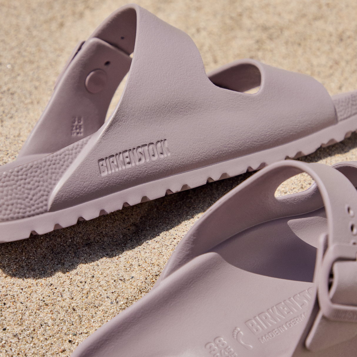 Birkenstock Arizona EVA Narrow Slide Sandal (Women) - Faded Purple