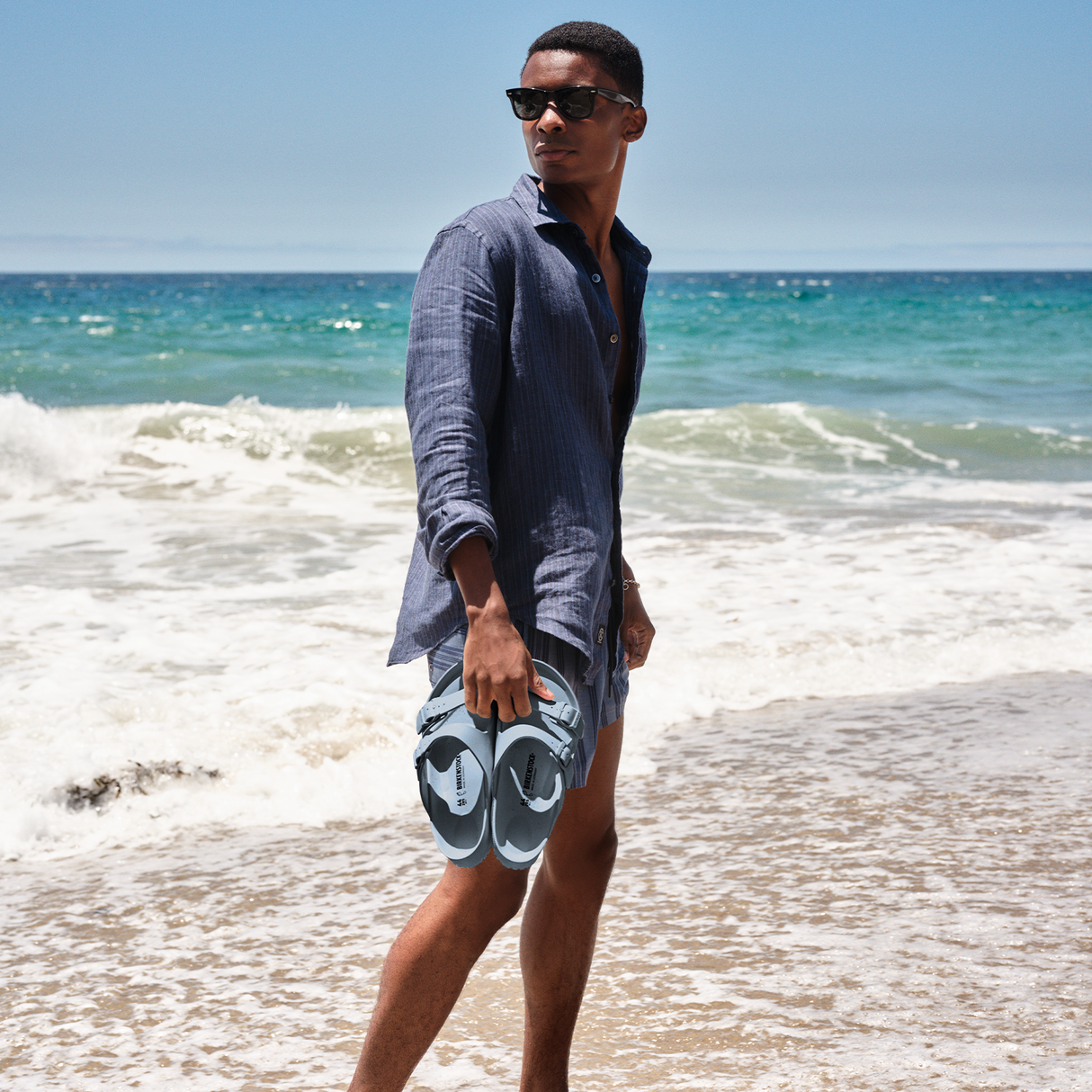 Birkenstock Arizona EVA Sandal (Men) - Basalt Gray