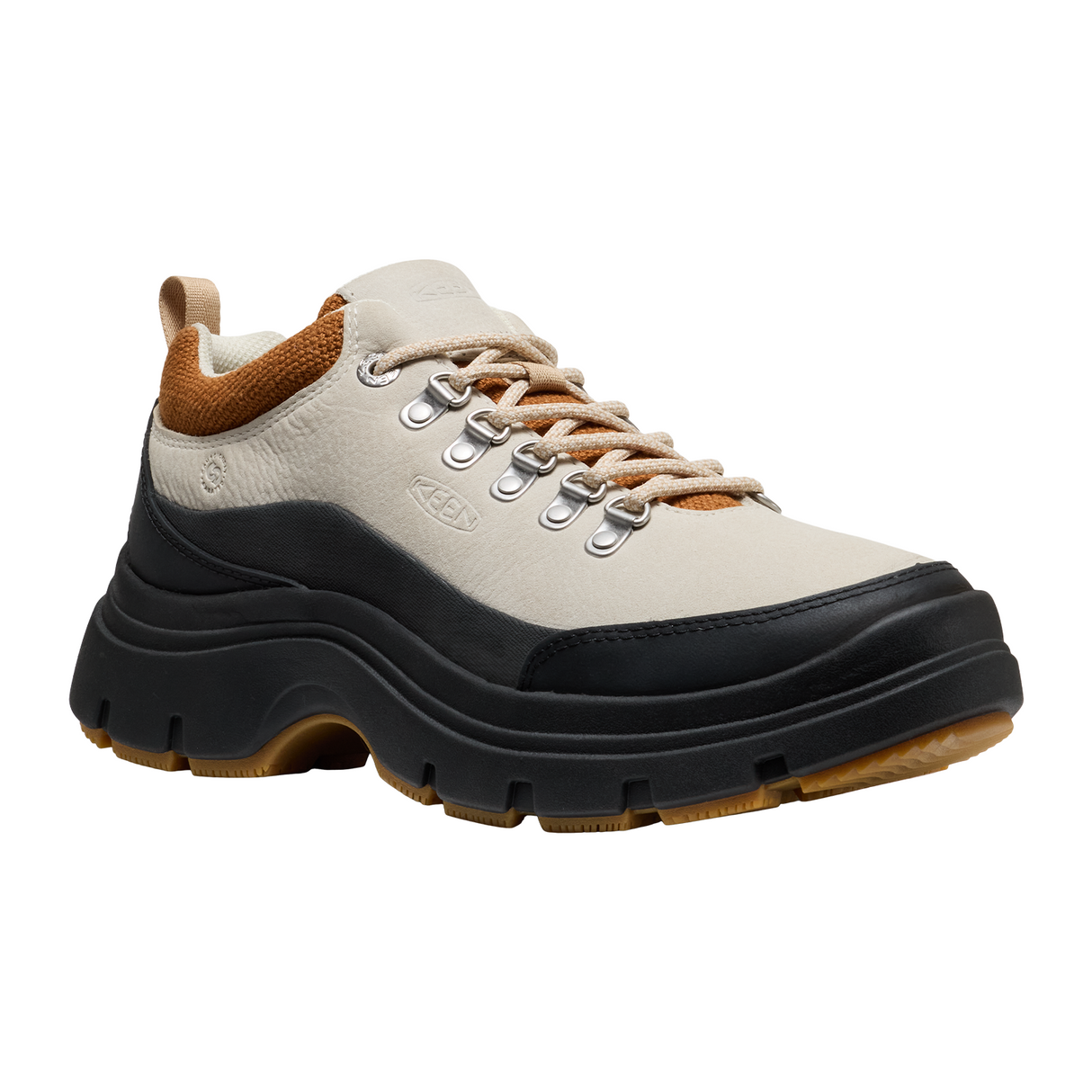 Keen Kosa Oxford Sneaker (Women) - Silver Birch/Roasted Pecan Hiking - Low - The Heel Shoe Fitters