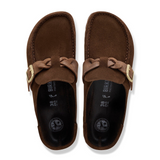 Birkenstock Buckley Braided Clog (Women) - Carafe Suede Dress-Casual - Clogs & Mules - The Heel Shoe Fitters